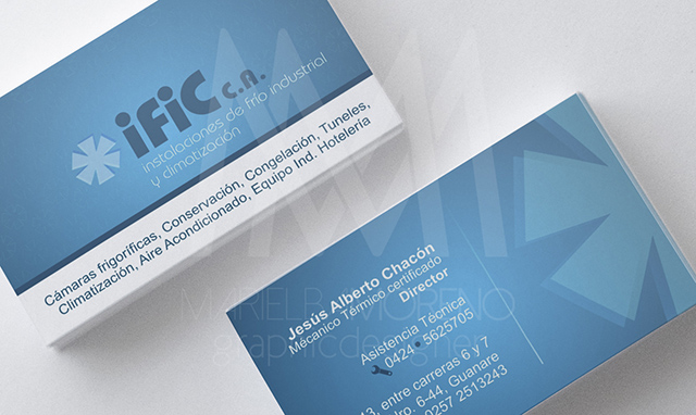 Business Card- IFIC Beto - Diseño por Marielba Moreno Diseño Gráfico