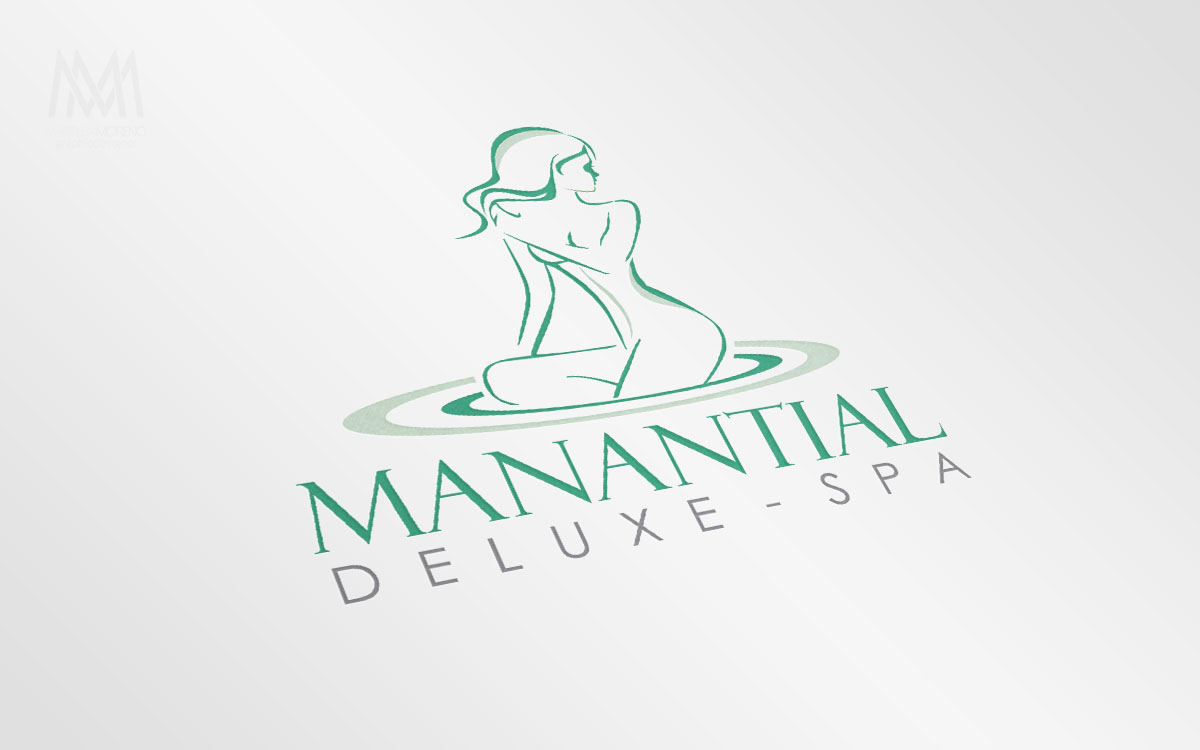 Logo Manantial - Diseño por Marielba Moreno Diseño Gráfico