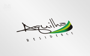 Logo Aguilha Residence - Diseño por Marielba Moreno Diseño Gráfico