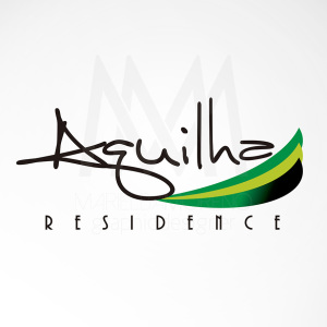 Logo Aguilha Residence - Diseño por Marielba Moreno Diseño Gráfico